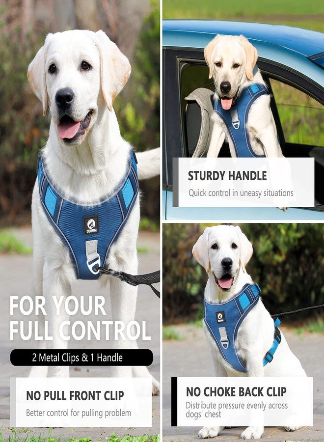 FYA Dog Harness, No Pull Pet Harness, No Choke Front Lead Dog Harness, Adjustable Reflective Soft Padded Dog Vest with Easy Control Handle for Medium Large Dogs - Image 3